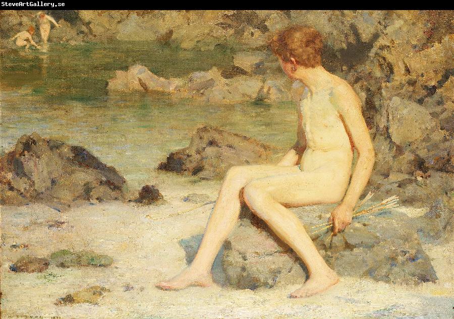 Henry Scott Tuke Cupid and Sea Nymphs